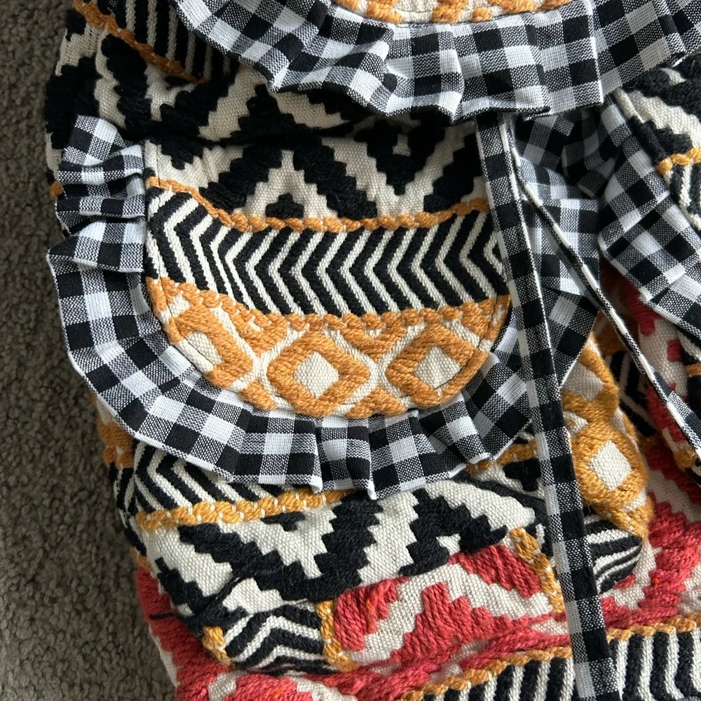 America & Beyond‎ Boho Woven Backpack
